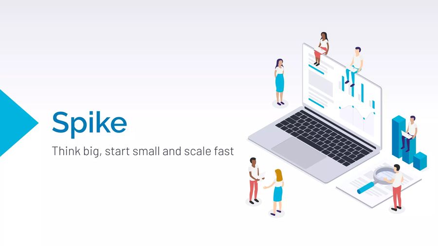 Spike — pitch deck — first page